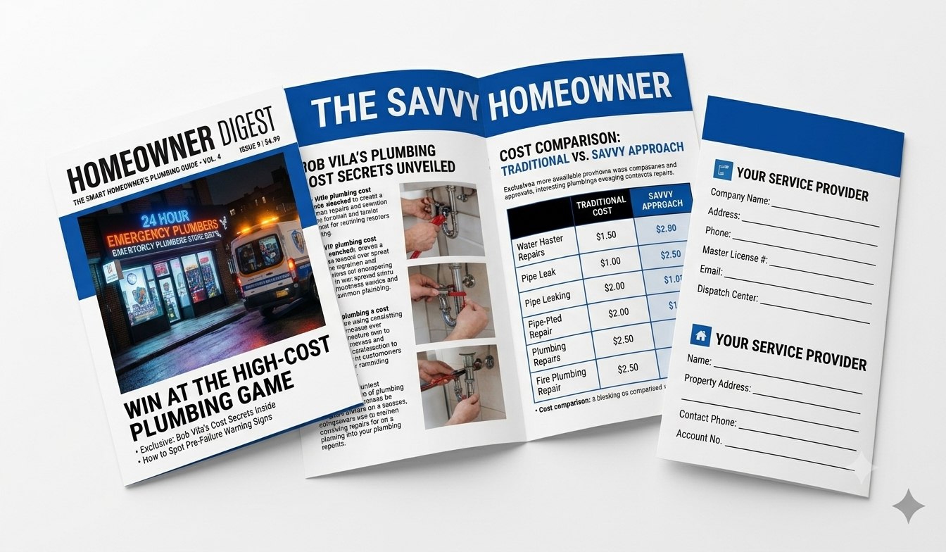 The Homeowner Digest — the club's printed leave-behind magazine